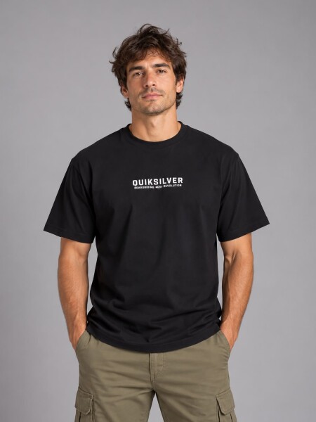 T-SHIRT QUIKSILVER 40623 M.C OVEI NEGRO