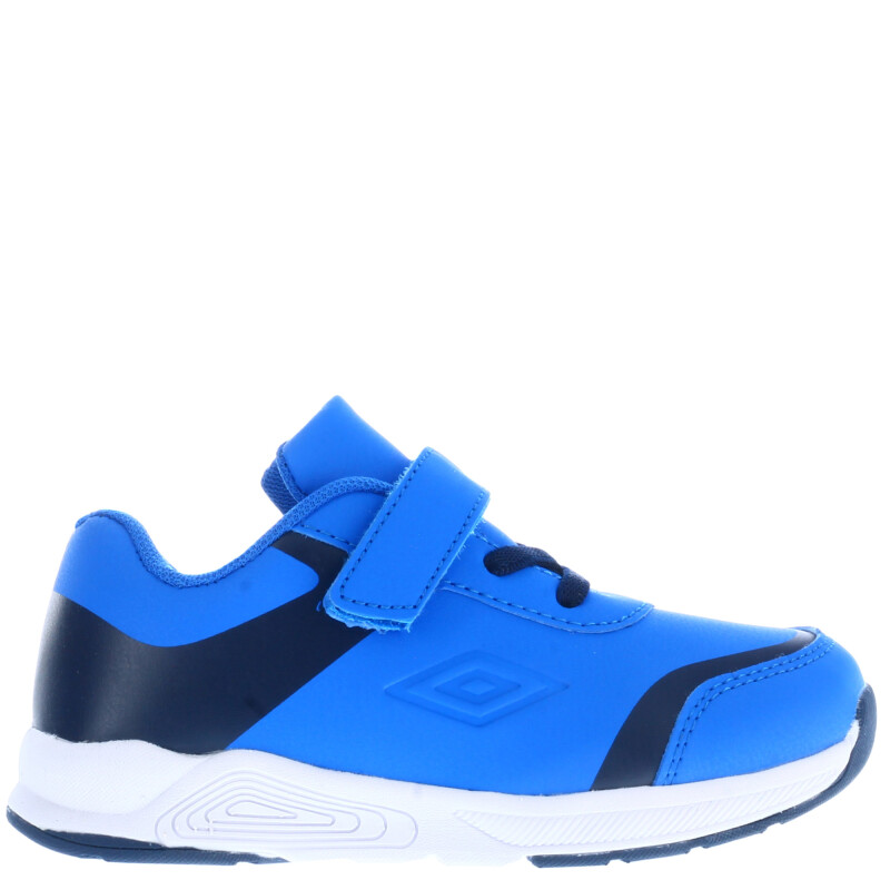 Championes Infantiles Umbro Manchester II Infantil Azul Real - Azul Marino - Blanco