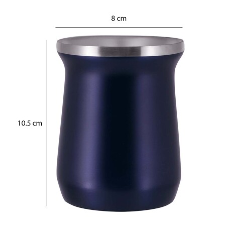 Mate en Acero Inoxidable de Doble Pared 230ml Selecta Azul