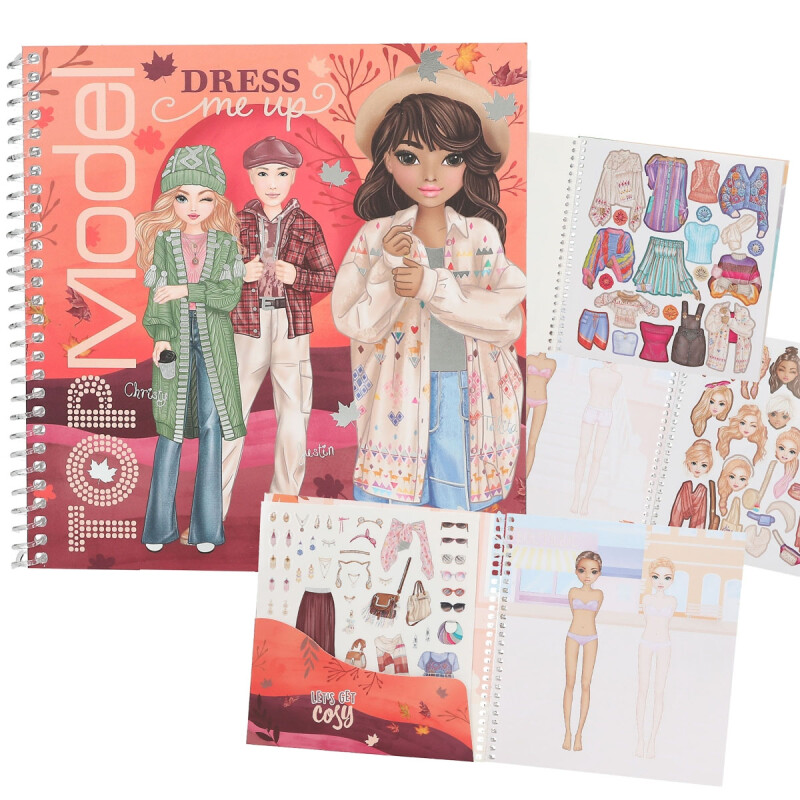 Sticker Dress Me Up Stickerbook Cosy Top Model Sticker Dress Me Up Stickerbook Cosy Top Model