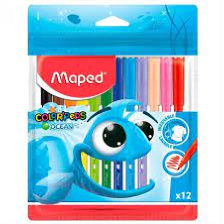 Marcadores Maped Color Peps Ocean x 12 Colores Marcadores Maped Color Peps Ocean x 12 Colores