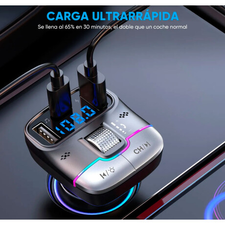 ACCESORIO INTERIOR - TRANSMISOR BLUETOOTH MP3 PARA AUTO - ACCESORIO INTERIOR - TRANSMISOR BLUETOOTH MP3 PARA AUTO -