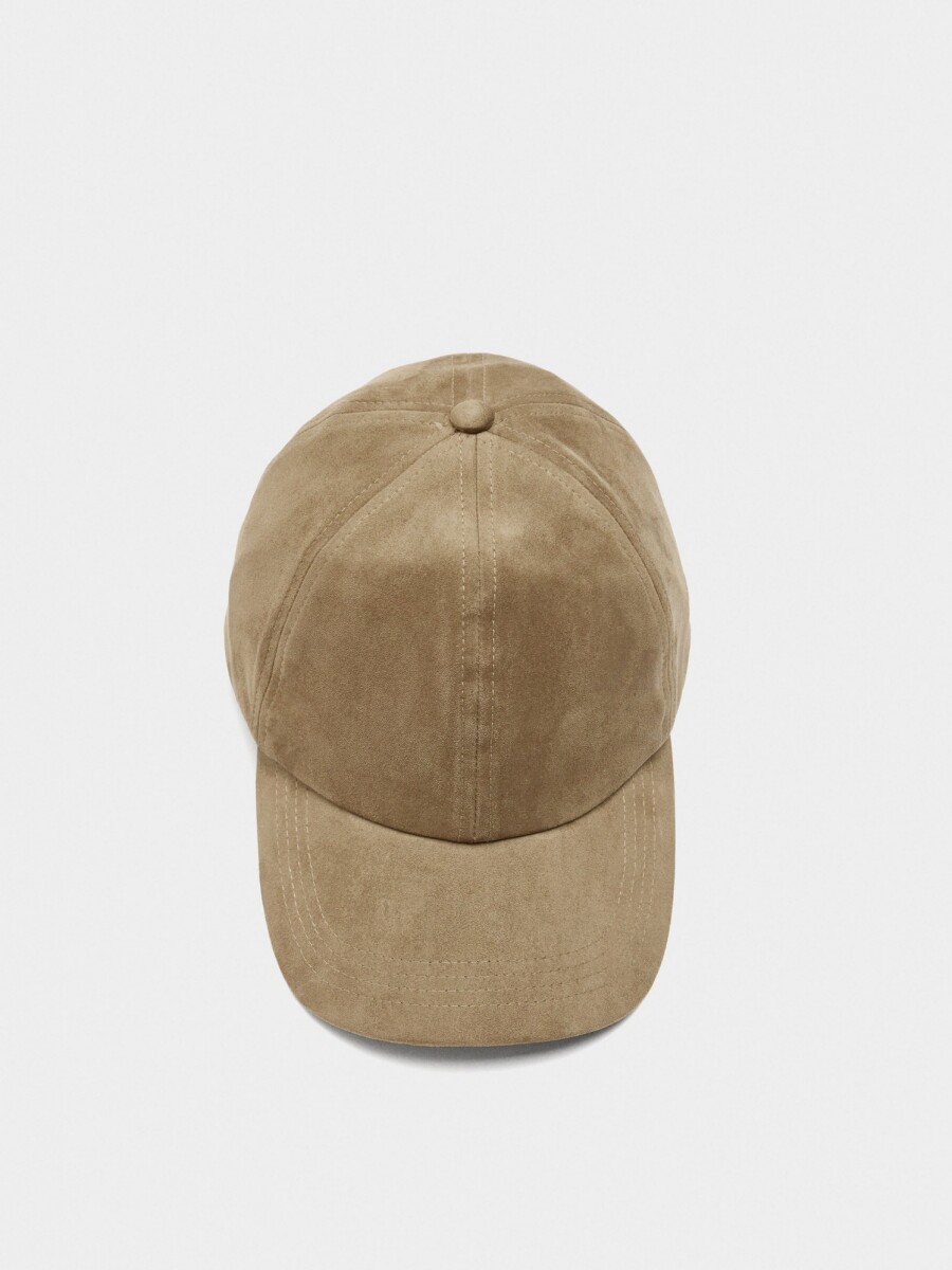 Gorra Lisa Textura Suave camel