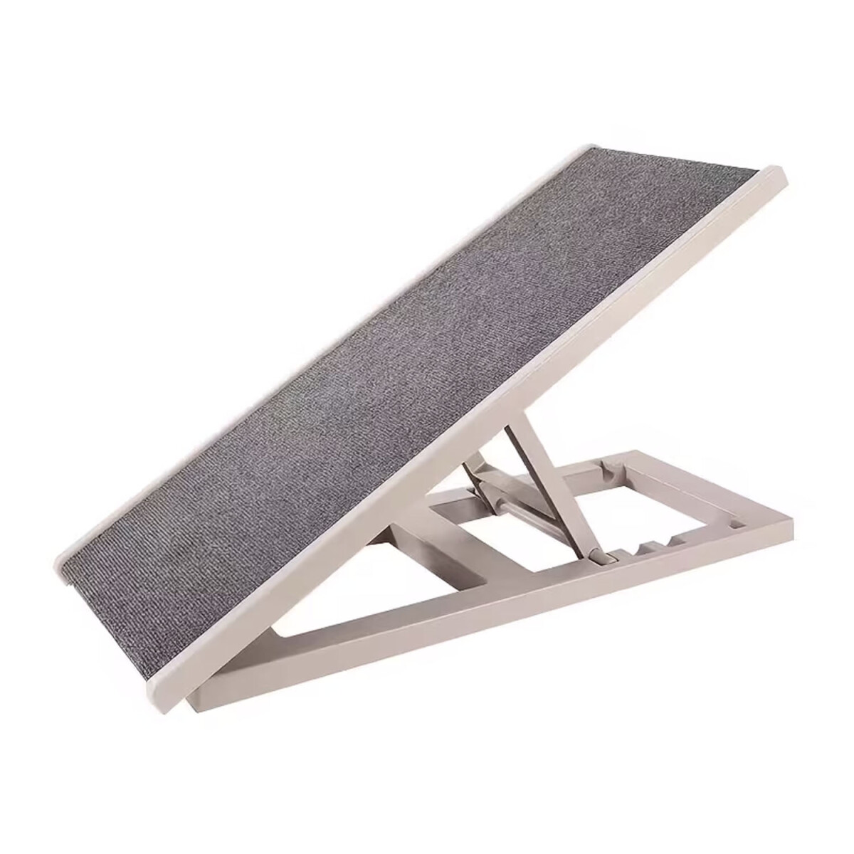 Rampa Para Mascotas Chica Plegable Liviana Compacta - Gris 