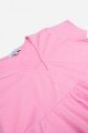 Blusa manga corta con frunce ROSA