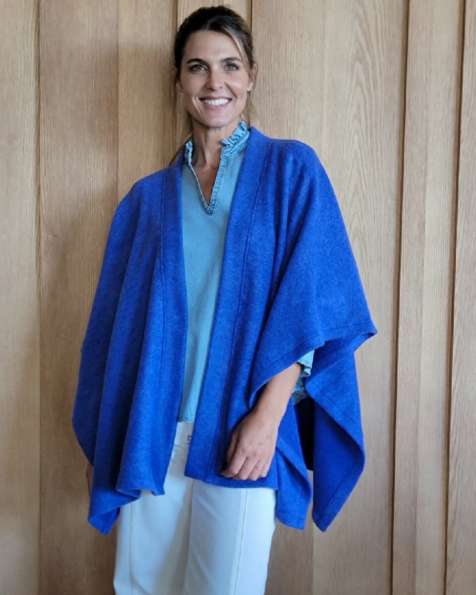 Ruana Cerdeña - Azul 