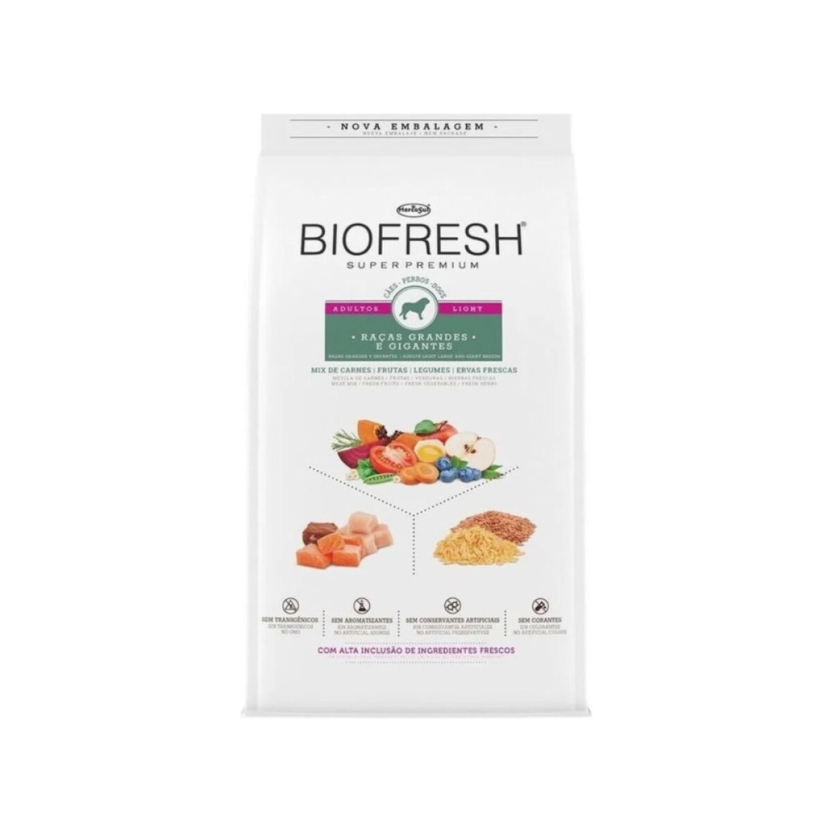 Biofresh Perro Light Raza Grande 15kg | Control de Peso 