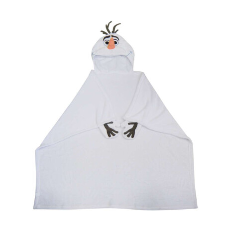Frazada Con Capucha Infantil Olaf Frozen 100 X 100 Cm