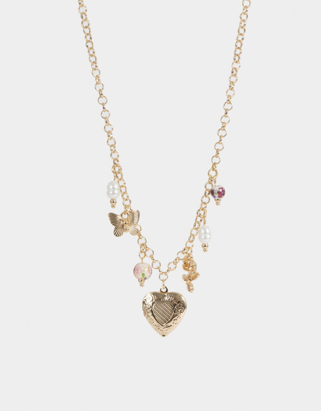 Collares Cortos Multi dijes Collar Corto Multidijes - Dorado
