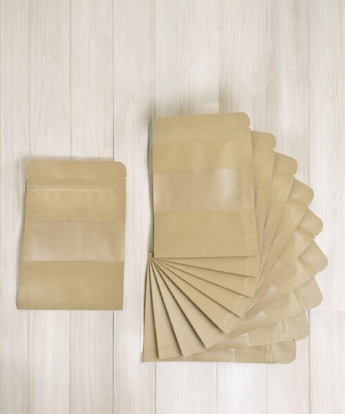 Pack x 100 - bolsa visor 10x15 cm MADERA
