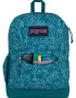 MOCHILA JANSPORT CROSS TOWN PLUS DELIGHTFUL DAISIES GREEN