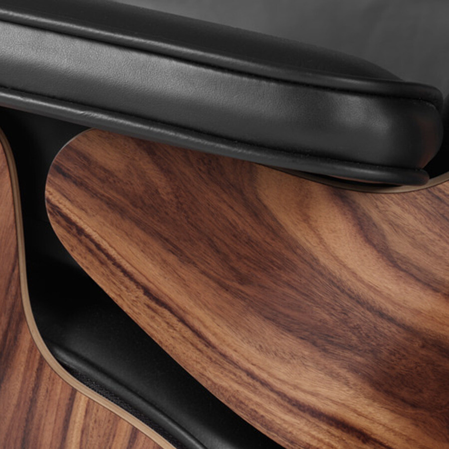 Butaca Eames Lounge Negro