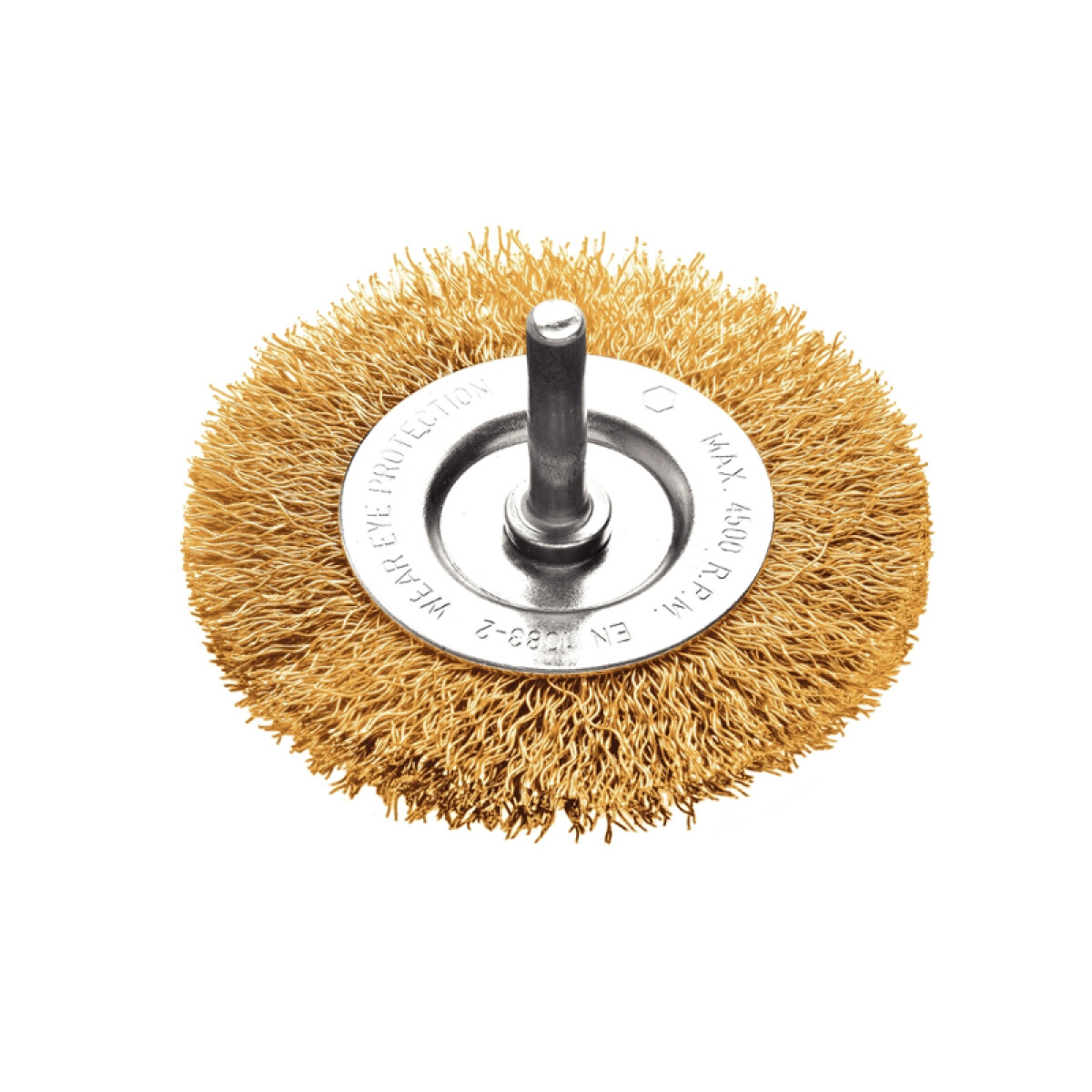 Cepillo de alambre bronceado 3" con bastago - TN6013 