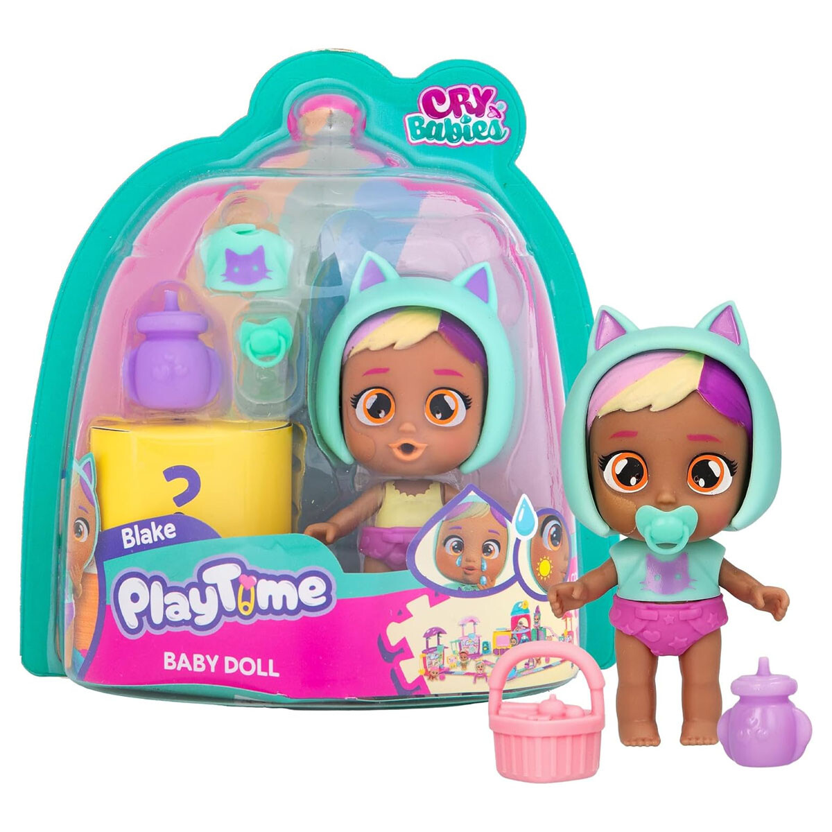 Muñeca Mini Cry Babies PlayTime - Blake 