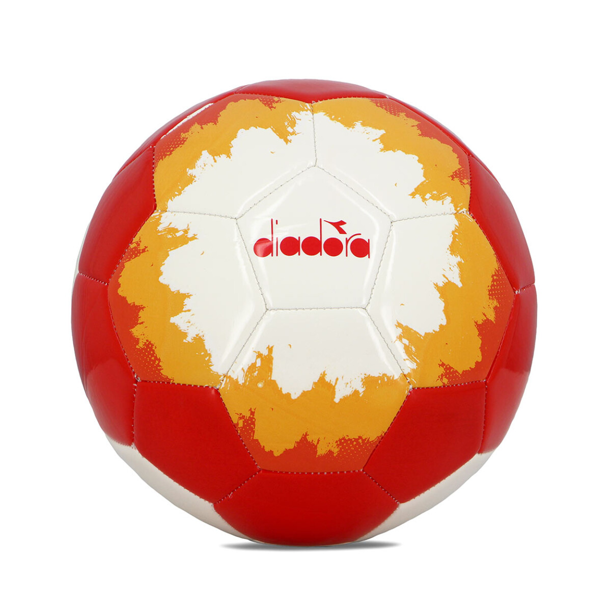 Diadora Pelota Futbol Doha Ii N°5 - Blanco-rojo 