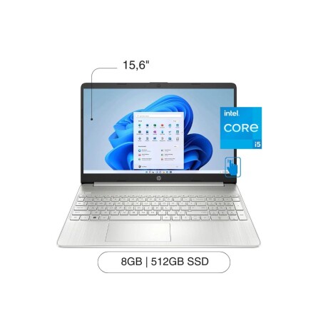 OUTLET - Notebook HP 15-DY270 15.6' HD Touch 512GB / 8GB RAM I5 W11 OUTLET - Notebook HP 15-DY270 15.6' HD Touch 512GB / 8GB RAM I5 W11