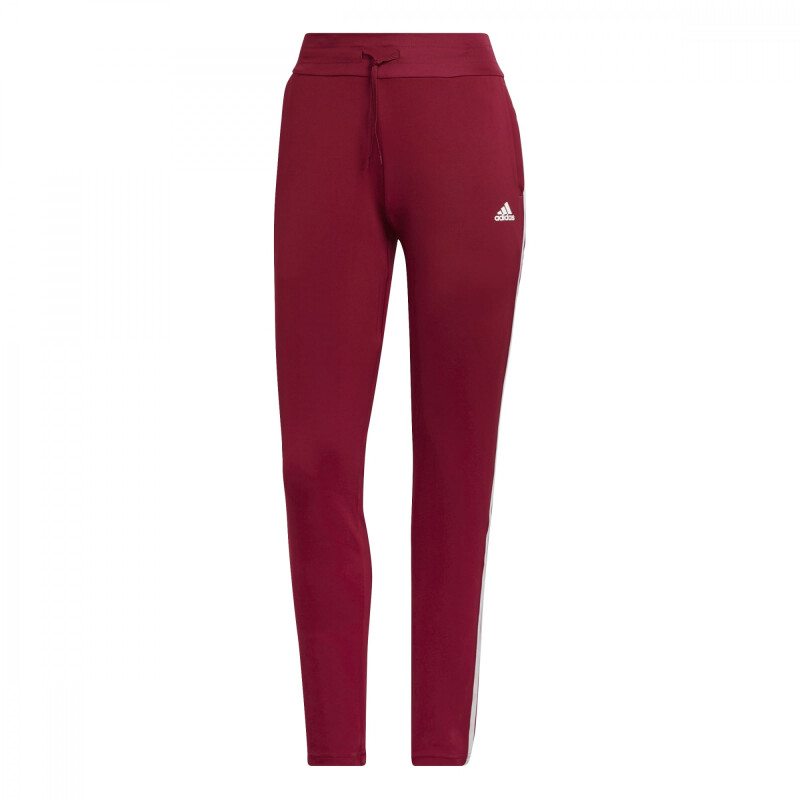 Pantalon- ADIDAS W 3S 78 PT C: de Mujer - HE9261 Bordo-blanco