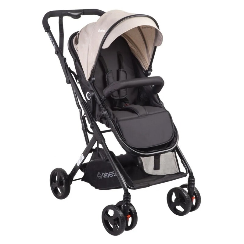 Coche de bebé Bebesit Travel System Vox con cubrepiés Beige