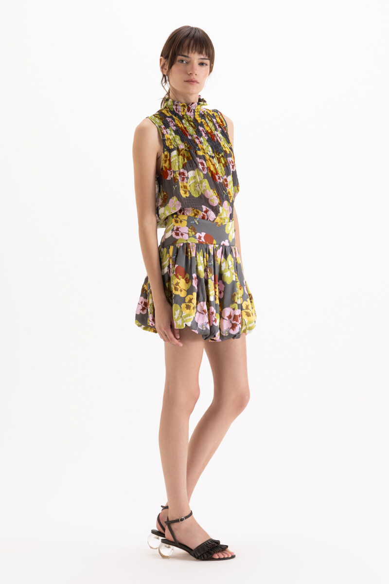 POLLERA NINA Gris