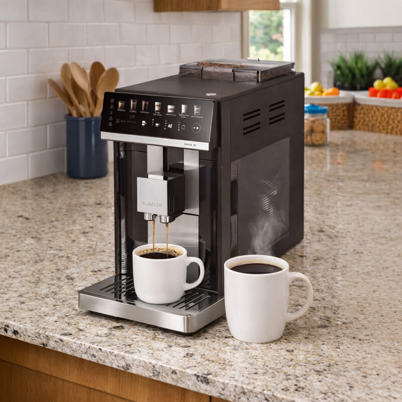 Cafetera Automatica James 7000 1500w 15 Bar Granos De Cafe Color Negro Cafetera Automatica James 7000 1500w 15 Bar Granos De Cafe Color Negro