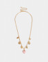 Collares Cortos Multi dijes Collar Corto Con Dijes Esmaltados - Dorado