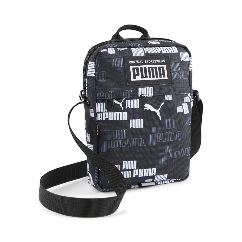 Cartera Puma Bandolera Academy Negro - Gris Grafita