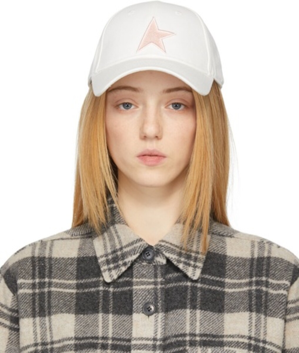 Golden Goose-Gorro con visera, Demos - Blanco 