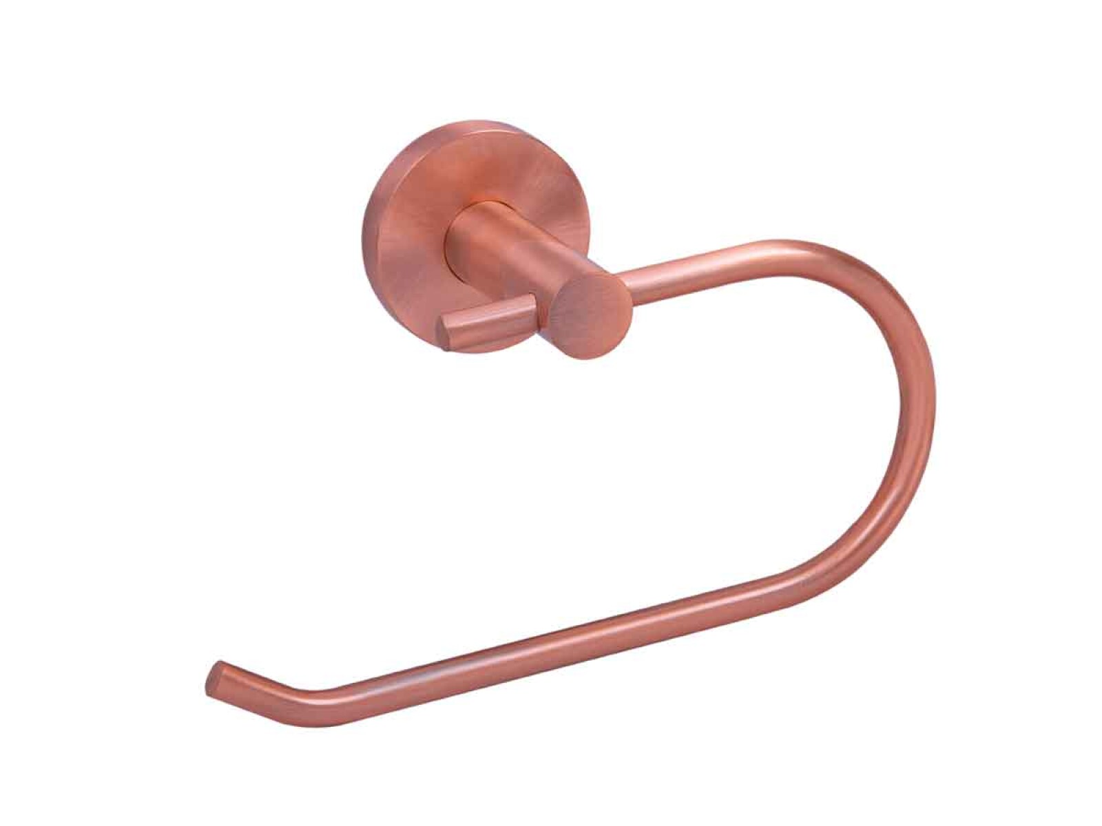 Porta Rollo Metalico Modena Color Bronce Rose Gold 