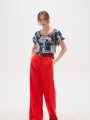 Pantalon Komae Rojo Anaranjado