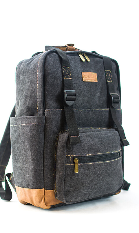 MATERA MOCHILA LANIN CANVAS HUMO