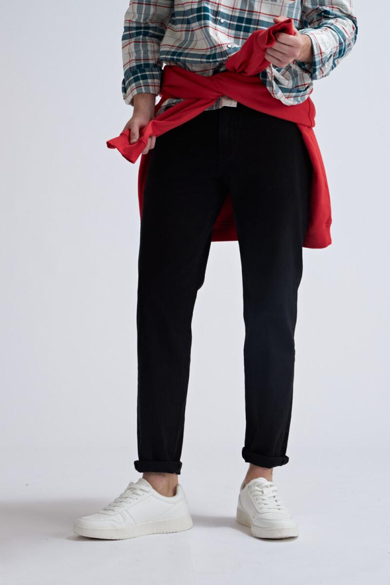 Pantalón de jean slim Negro