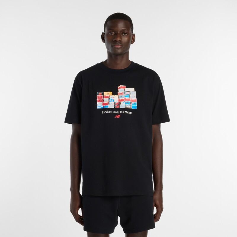 Remera New Balance de Hombre - - MT61H0DXBK BLACK