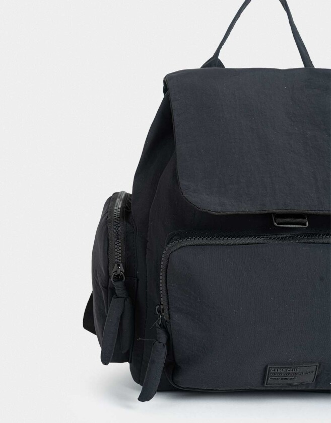 Mochilas Urbanas Mochila Puffy Negro - Negro