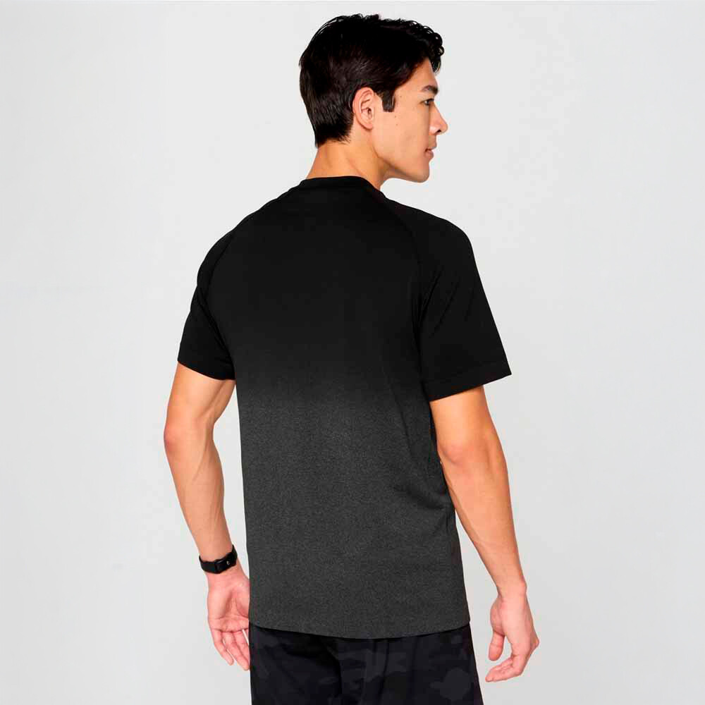 Polo The Training Day Tee Hombre Black Dip Dye Heather