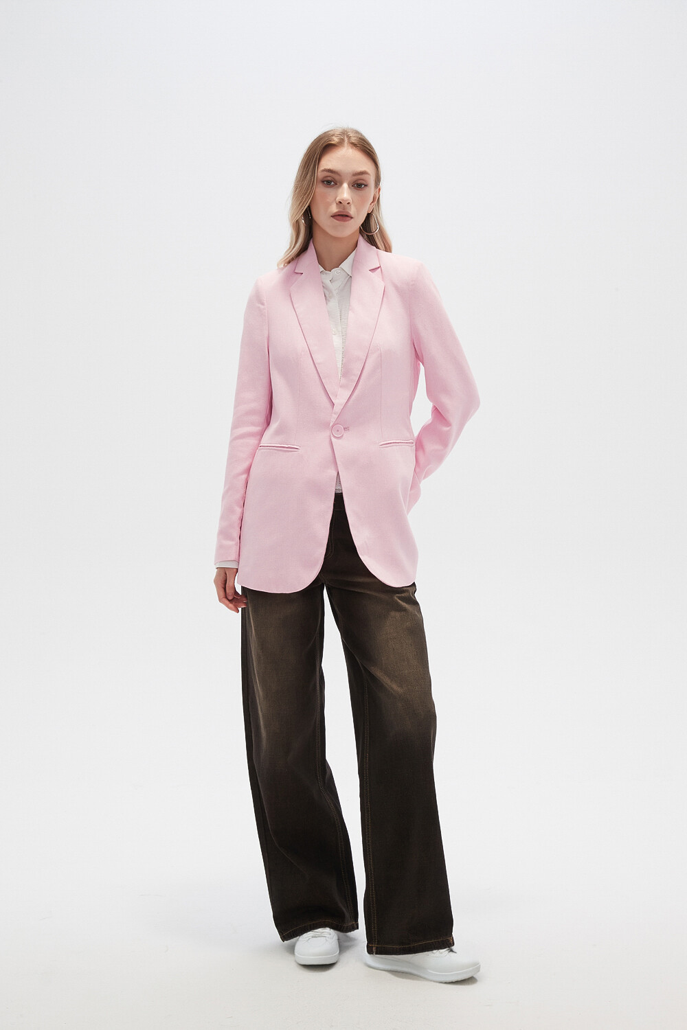 Blazer Flok Rosa Claro
