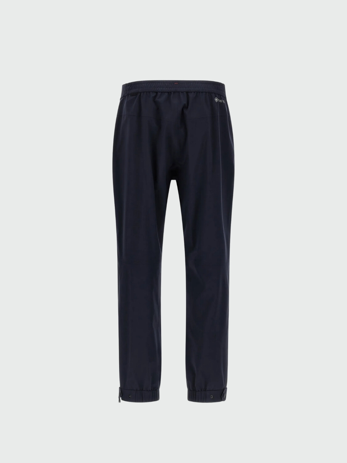 MONCLER - Pantalón con logo estampado Azul Brillante