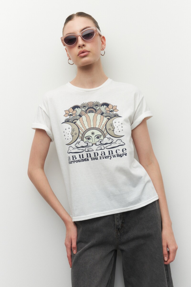 REMERA MOLEC - Blanco 