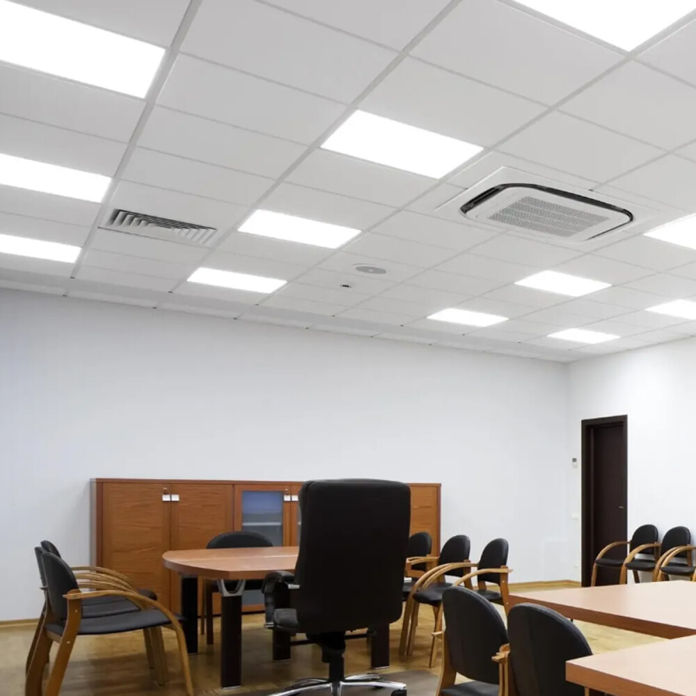 Lámparas Plafofes Led Pack X2 Para Techo 60x60cm Fría Blanco Lámparas Plafofes Led Pack X2 Para Techo 60x60cm Fría Blanco