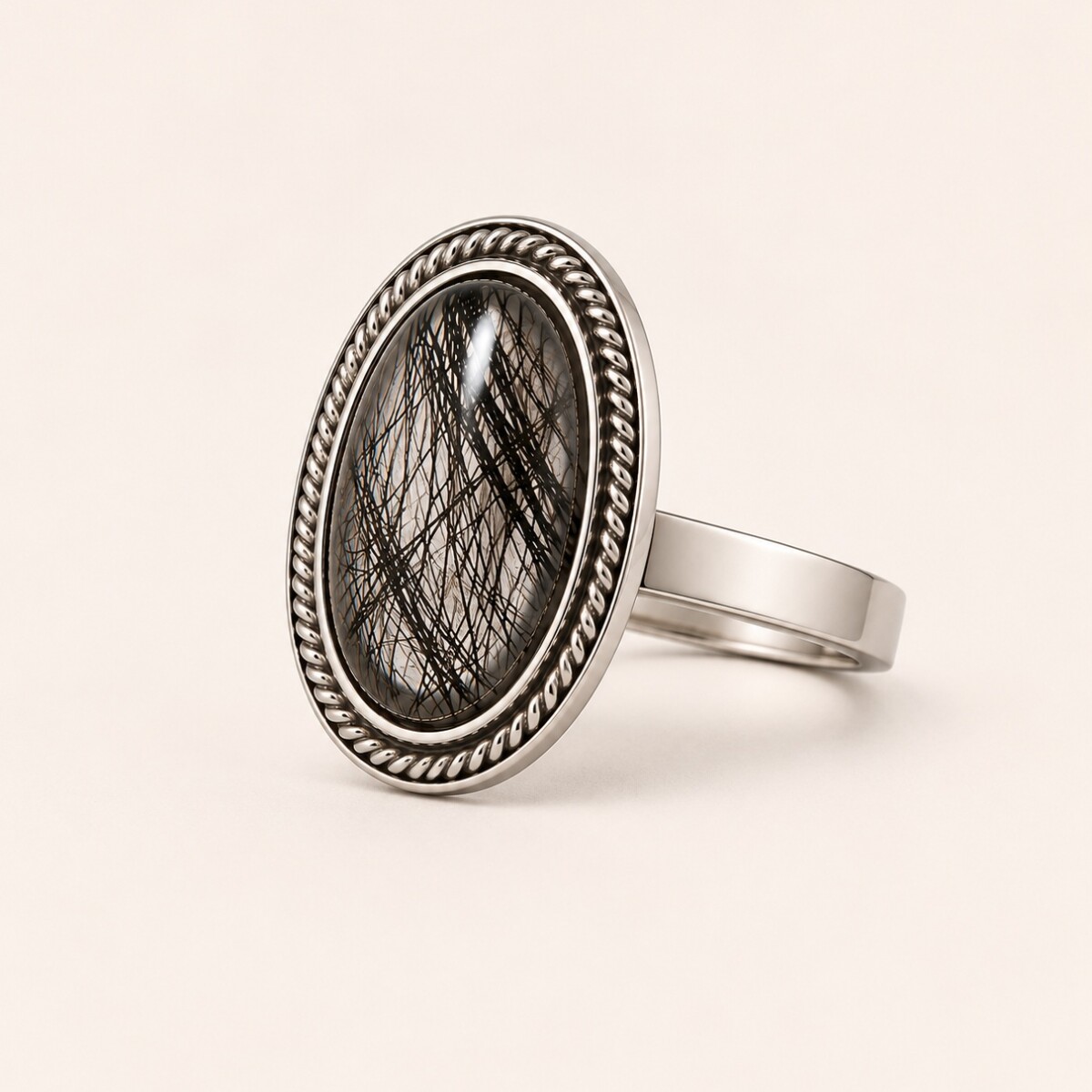 Anillo Cuarzo Rutilado - Plata 925 