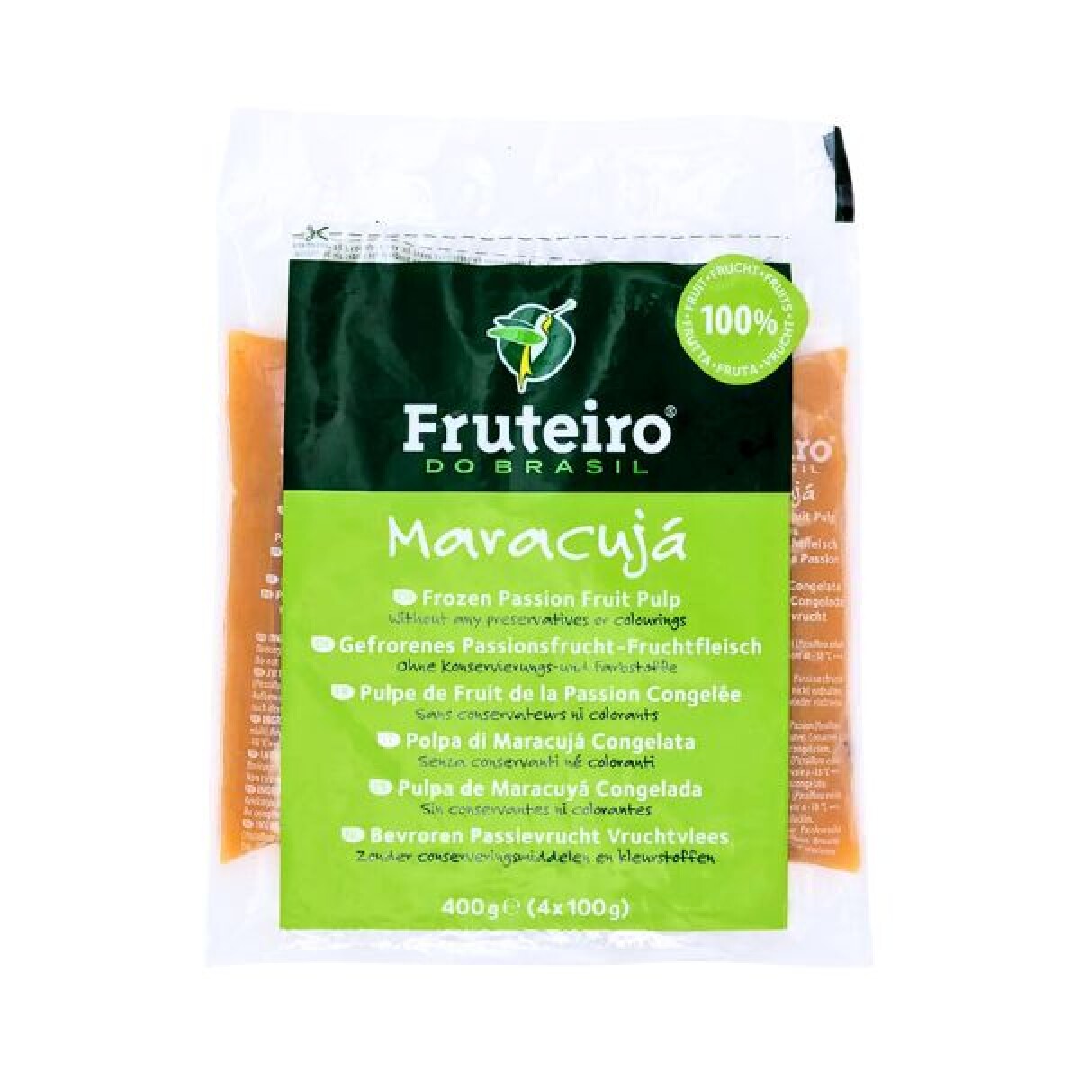 Pulpa de Maracuyá Fruteiro - 400 grs 
