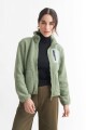 Campera en corderito VERDE