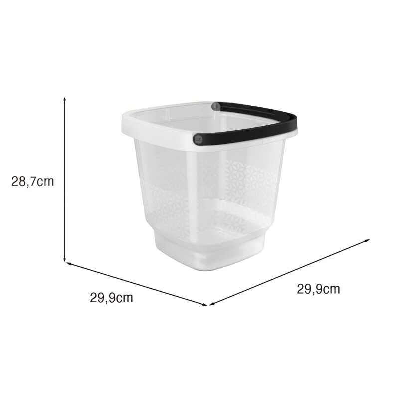 Balde 12L TRANSPARENTE