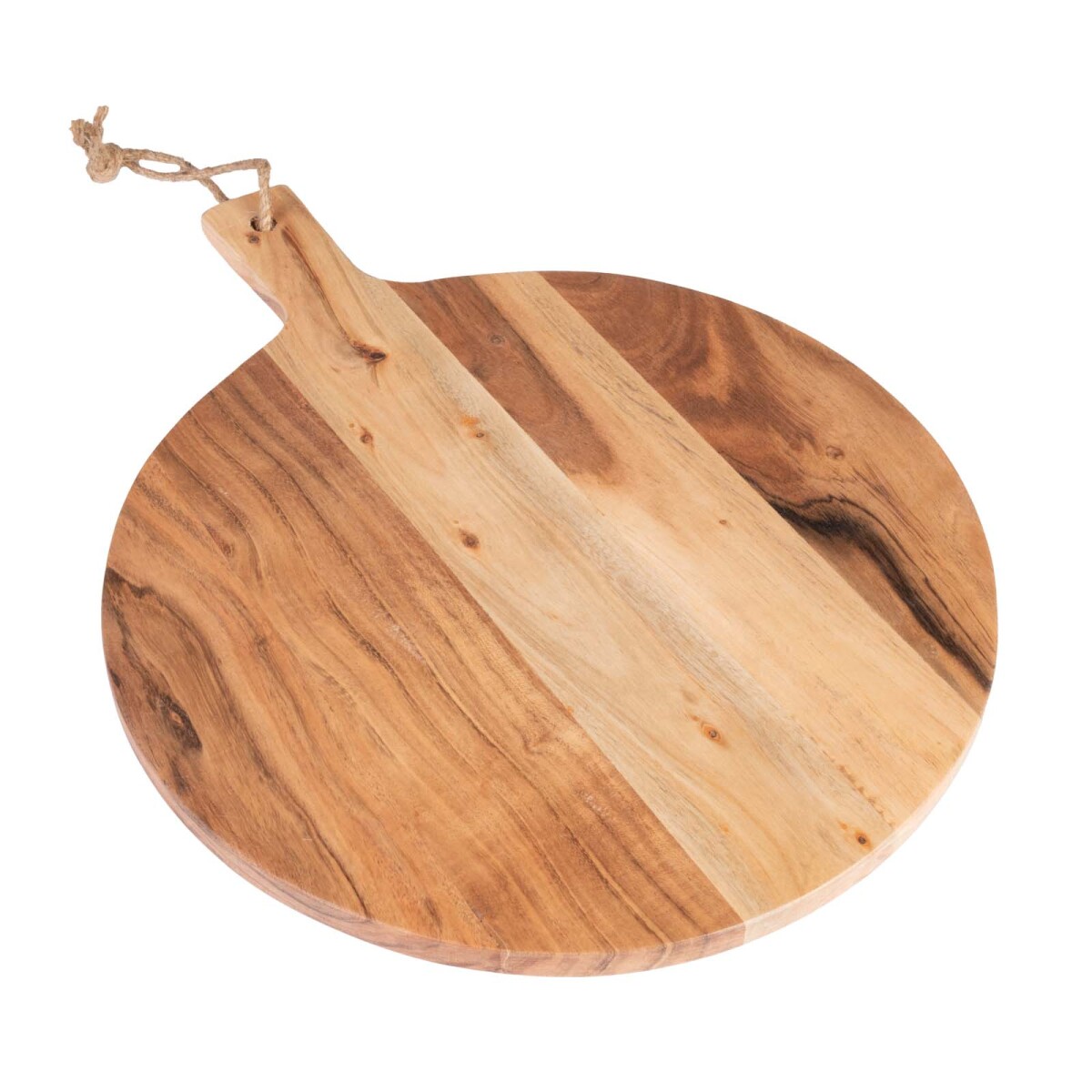 TABLA REDONDA DE ACACIA - MADERA-ACACIA NATURAL-BEIGE 8227 