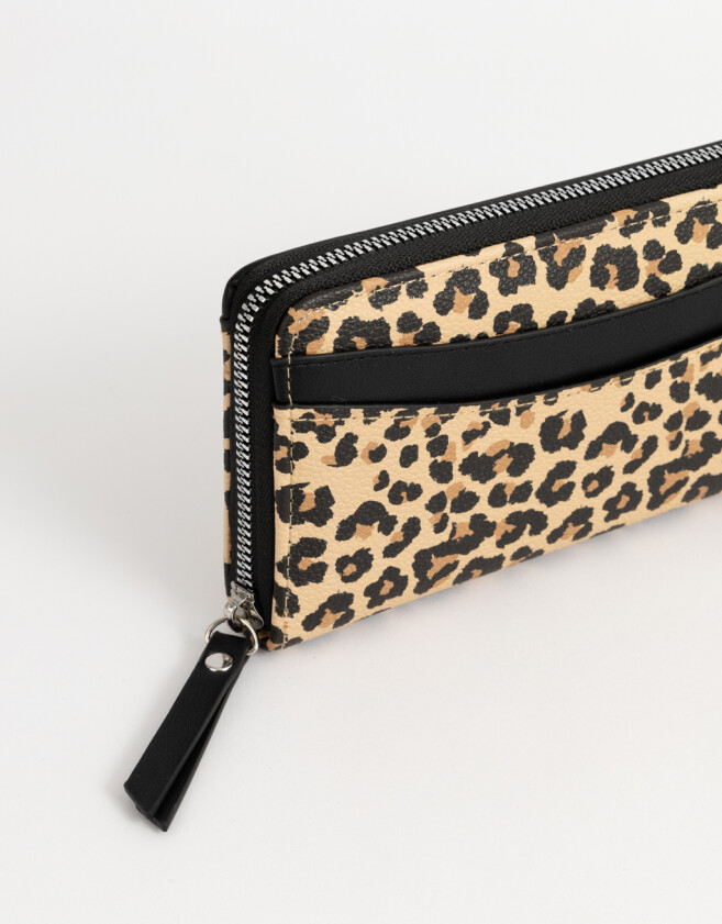 Ficheros Romántico Billetera Fichero Estampada - Estampado Animal Print
