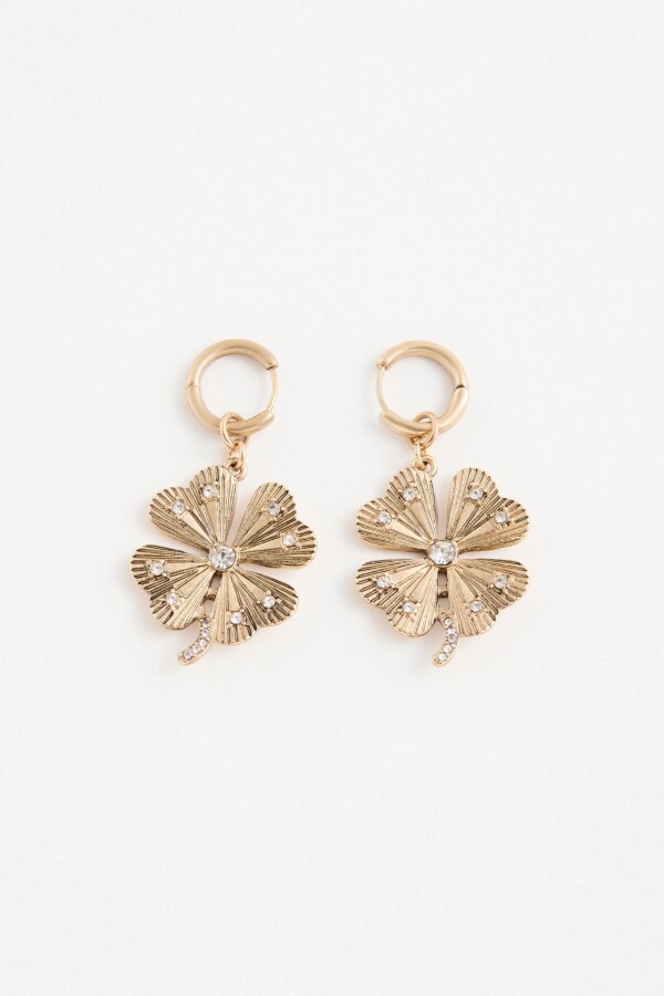 Aro Maxi Clover Dorado