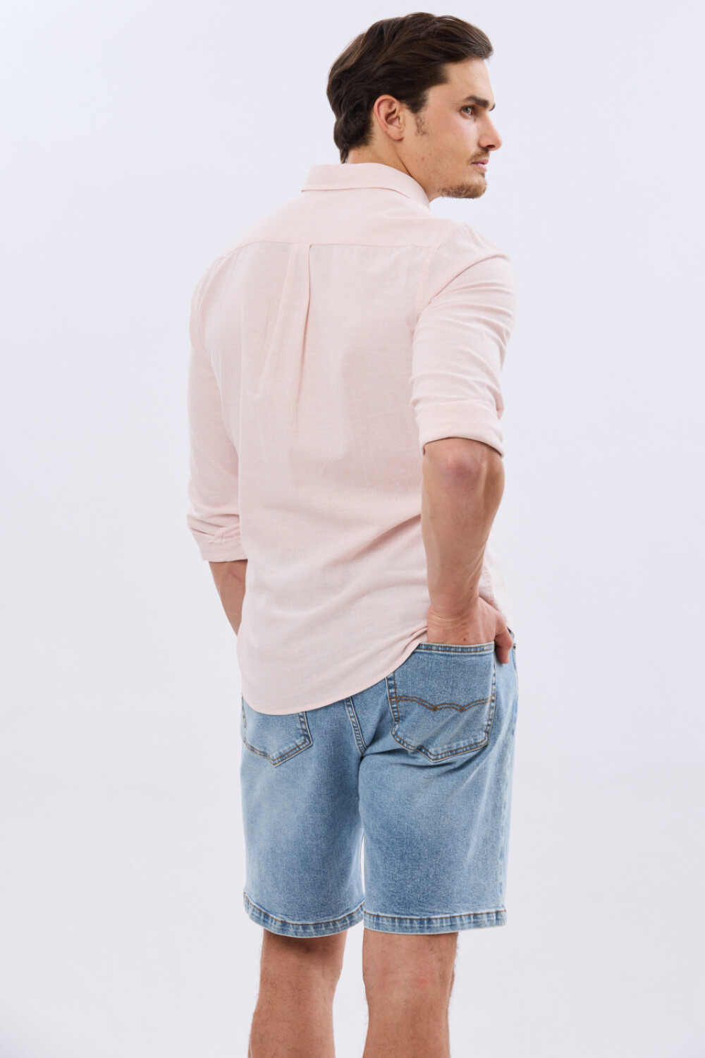 BERMUDA DE JEAN SLIM FIT Celeste