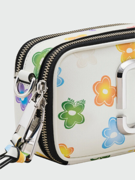 MARC JACOBS - THE WILD DAISY SNAPSHOT BAG Blanco