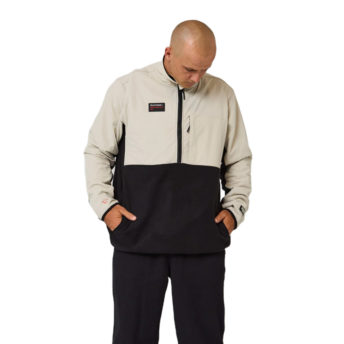 Buzo Rivvia Blur 1/2 Zip Polar Fleece - Multicolor 