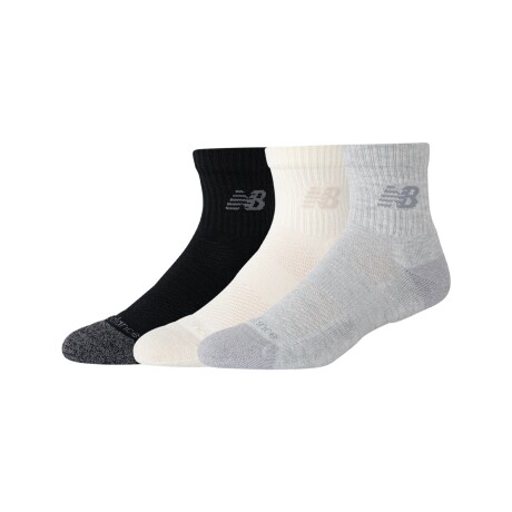 Medias New Balance Unisex - ACTIVE CUSHION -LAS35204AS1 BLACK/WHITE/GREY