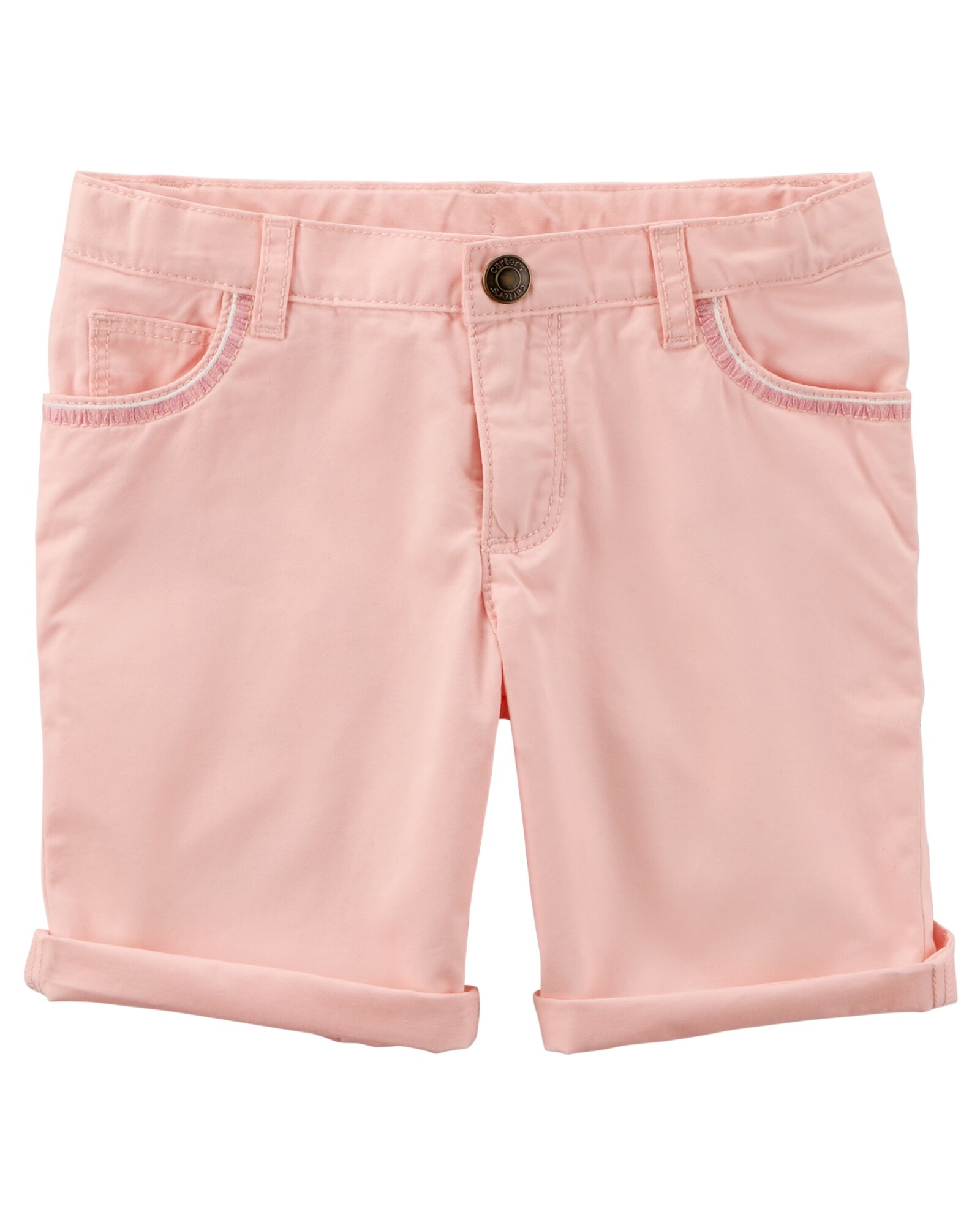 Short de jean rosado Sin color